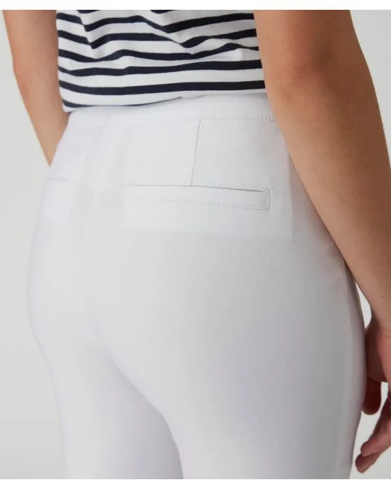 Pantacourt toile stretch