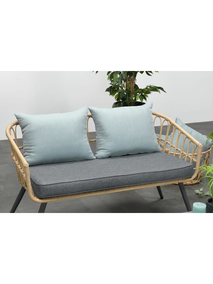 GMD Living Gartenmöbel Sitzgruppe Set FRANKLIN in Farbe Grau günstig kaufen onesize