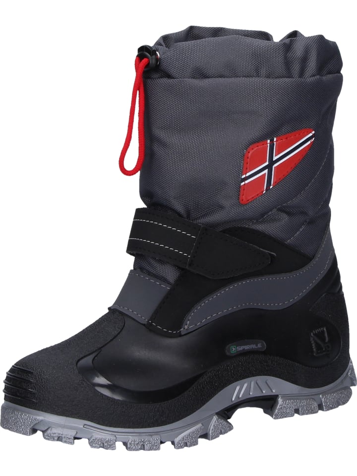 Spirale Kinder-Winterstiefel Morten gefüttert in grau günstig kaufen