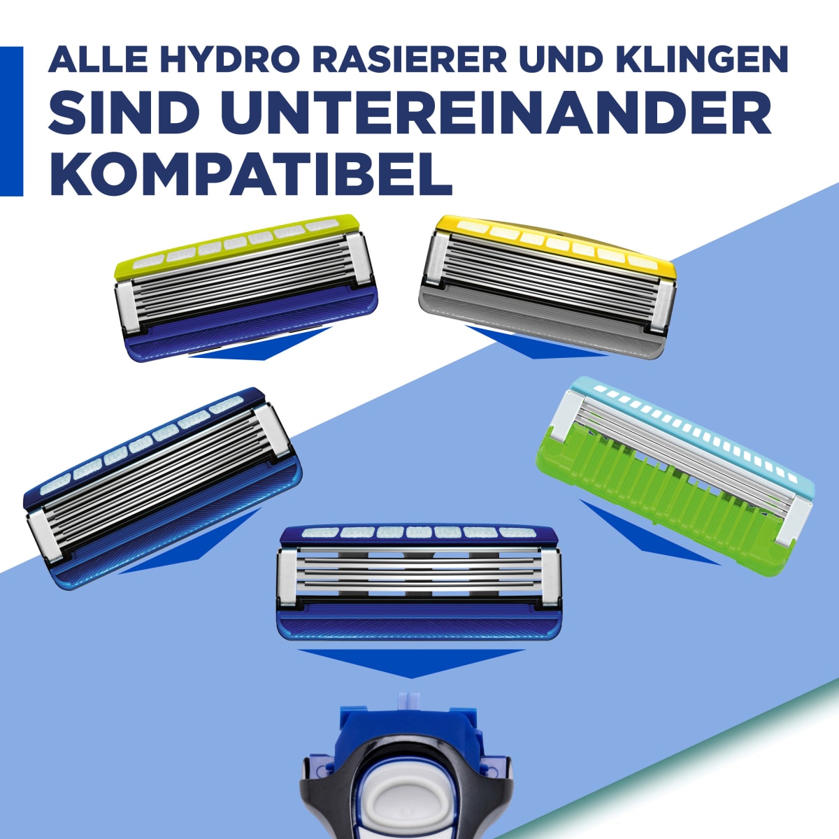 Rasierklingen, Hydro 3, 4 St