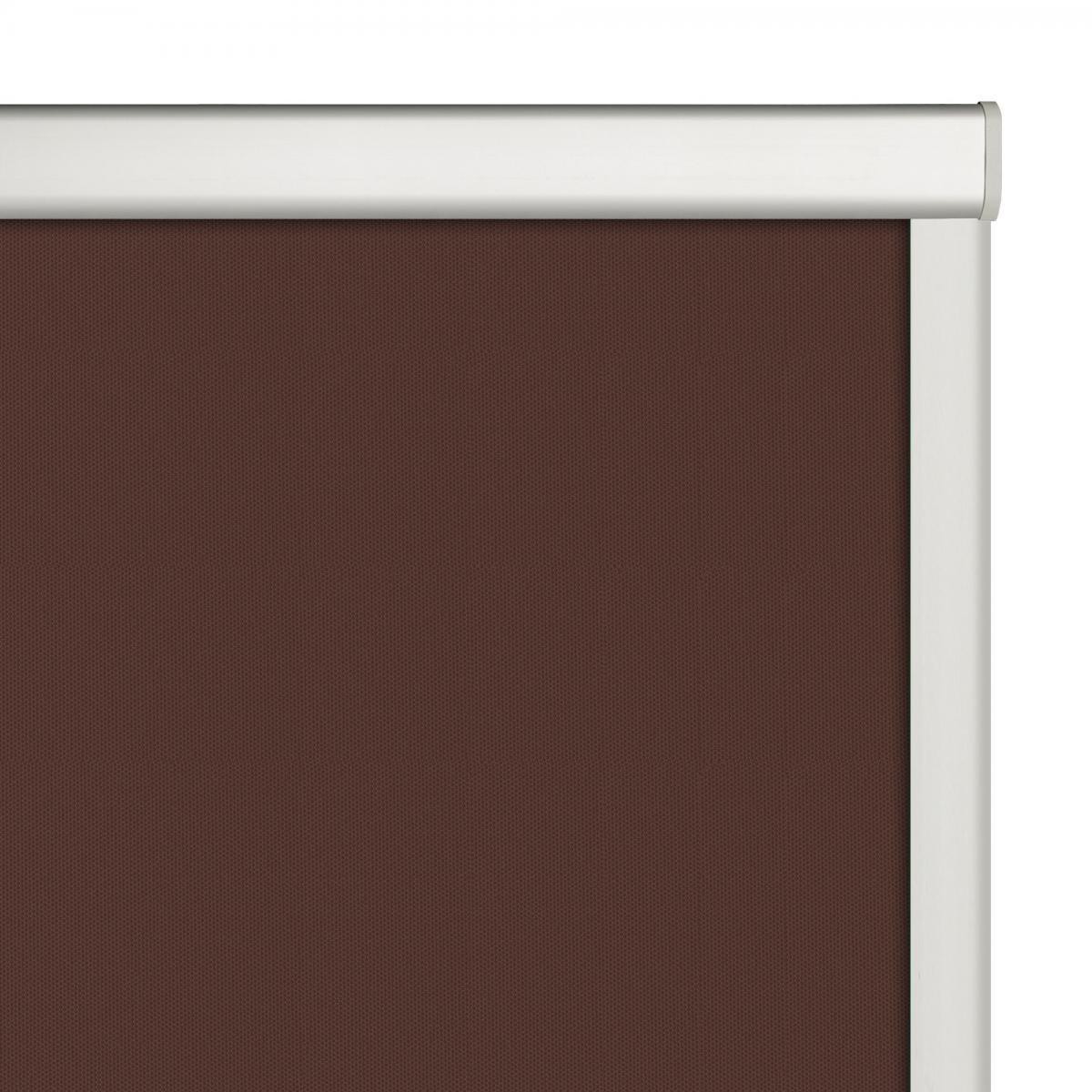 Bella Casa Dachfensterrollo Verdunklung, 94 x 49,3 cm (Höhe x Breite), braun/silber