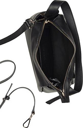 Marc O'Polo Crossbody Bag medium aus fein genarbtem Rindleder