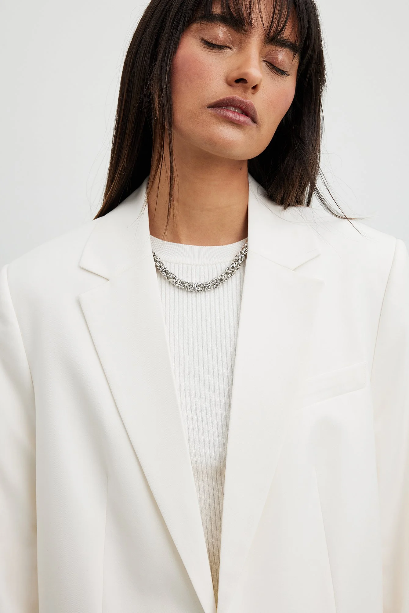 Taillierter Blazer mit Oversized-Passform