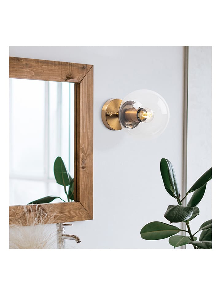 Opviq Wandleuchte in Gold - (B)15 x (H)15 cm günstig kaufen onesize
