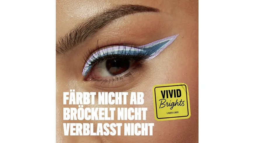 NYX PROFESSIONAL MAKEUP Vivid Brights colored Liquid Eyeliner 2 ml 01 - cyan simp