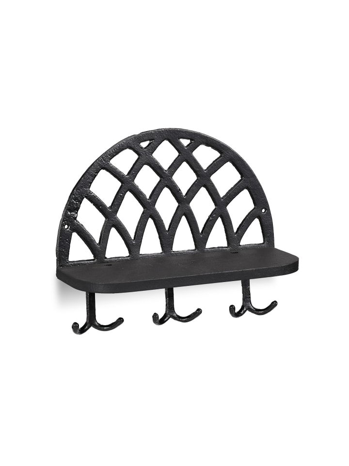 relaxdays Schlüsselbrett in Schwarz günstig kaufen onesize