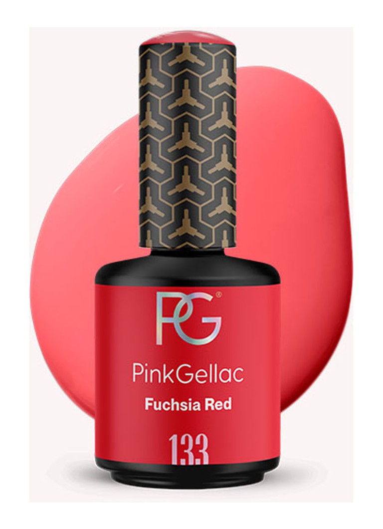 Pink Gellac 133 Fuchsia Red - gelinis nagų lakas