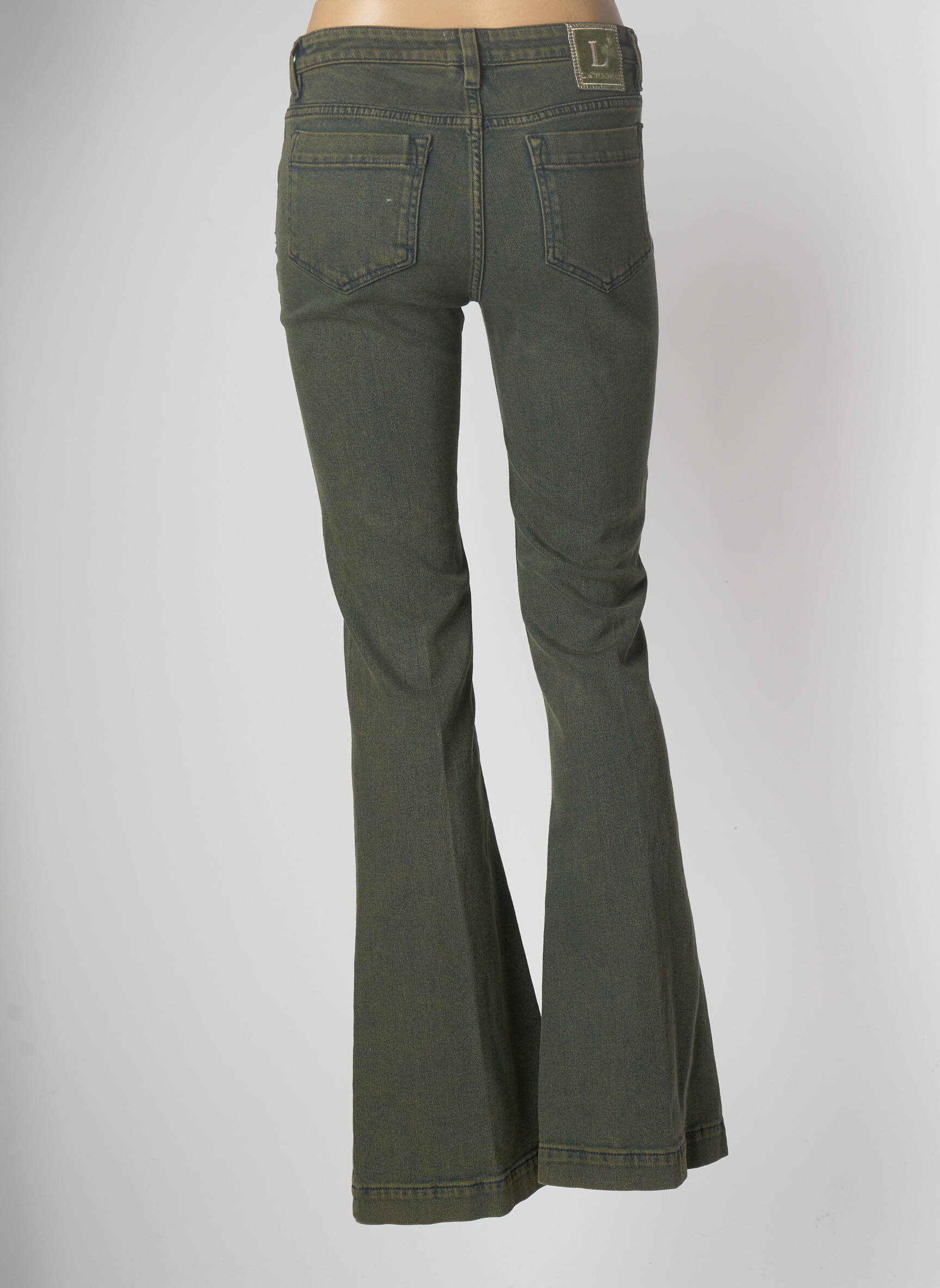 L Autre Chose Jeans Bootcut Femme couleur vert