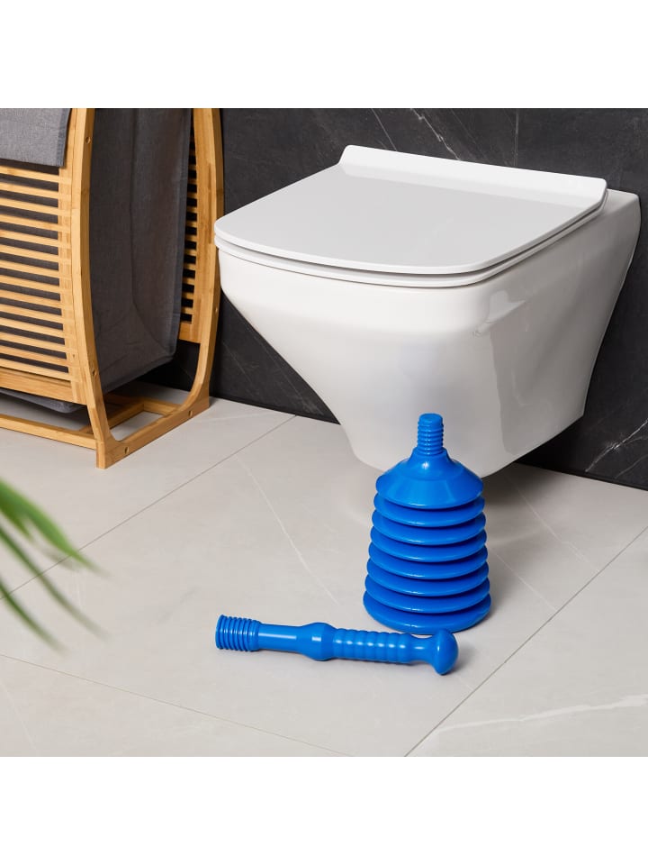 relaxdays Pümpel-Saugglocke in Blau günstig kaufen onesize