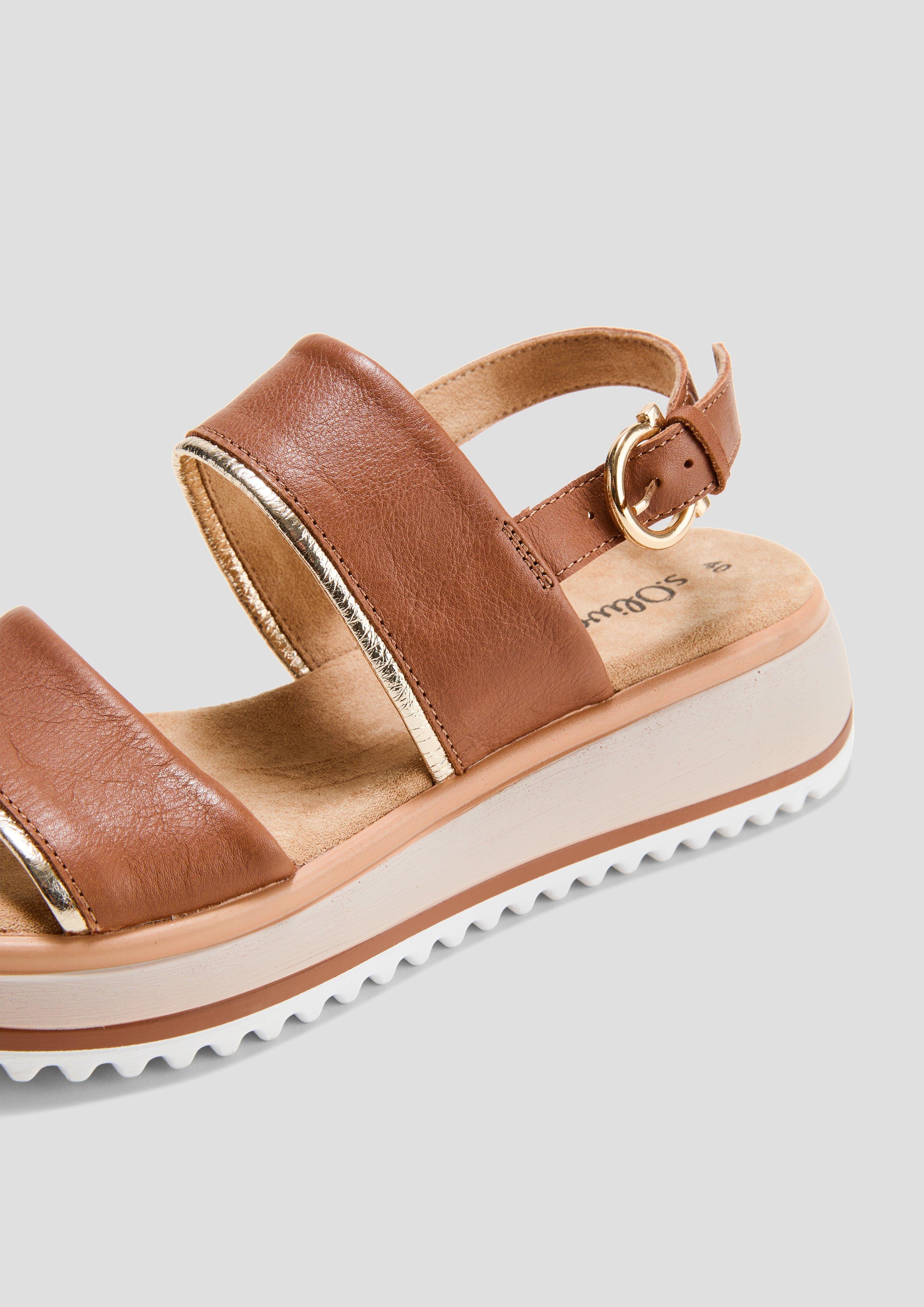 Sandalen mit Lederriemen  6009147-305