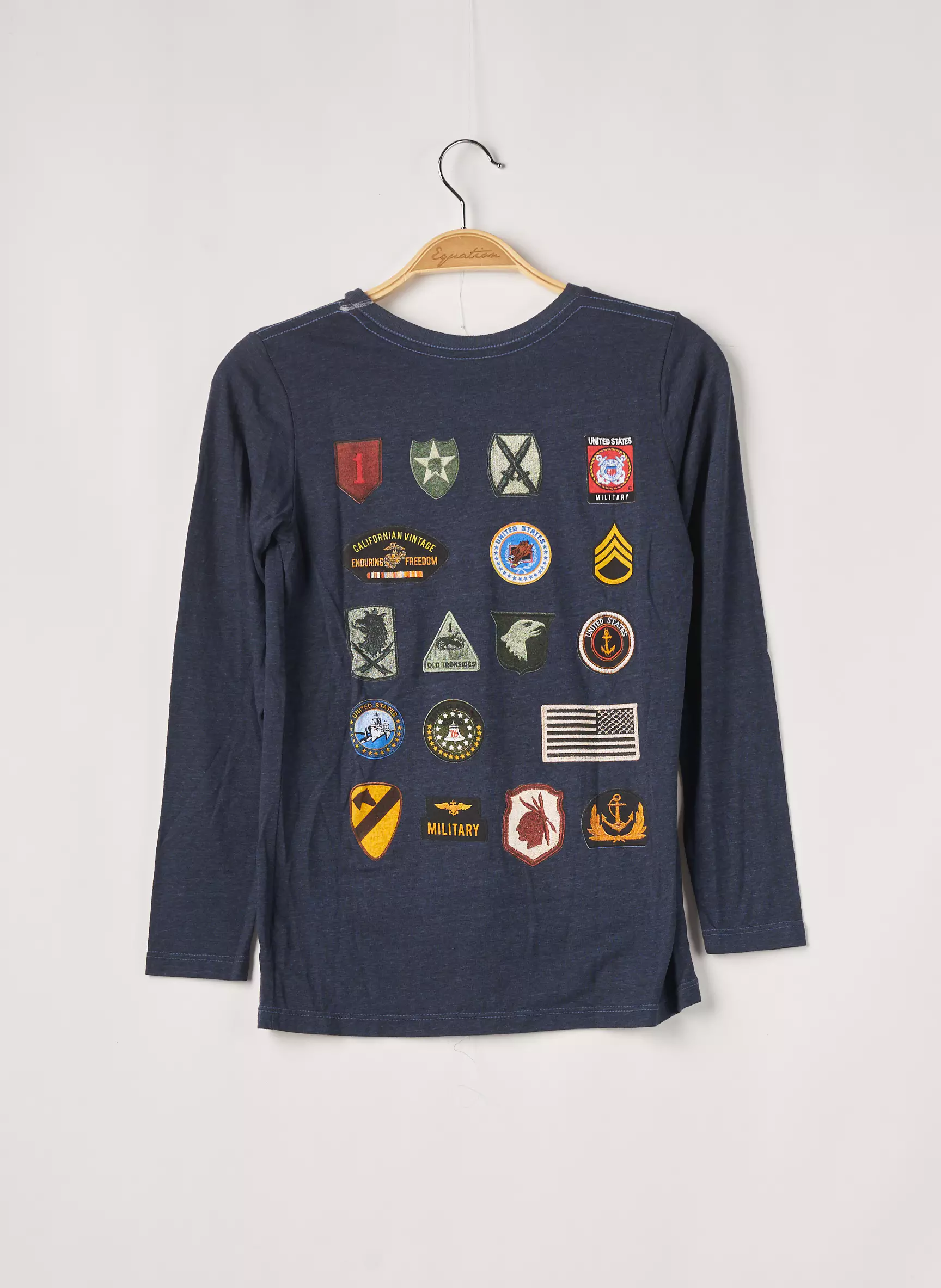 Californian Vintage Tshirts Garcon couleur bleu