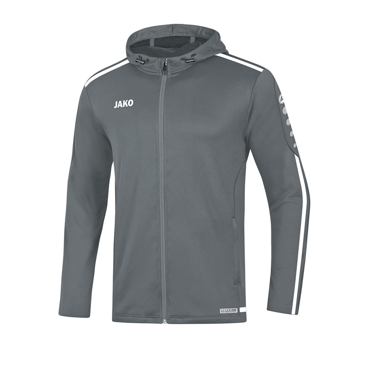 Jako Striker 2.0 Kapuzenjacke Damen Grau Weiss F40
