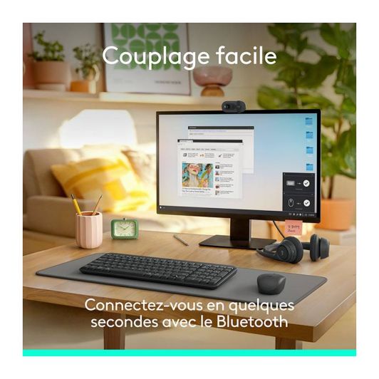 Ensemble clavier et souris sans fil LOGITECH MK250