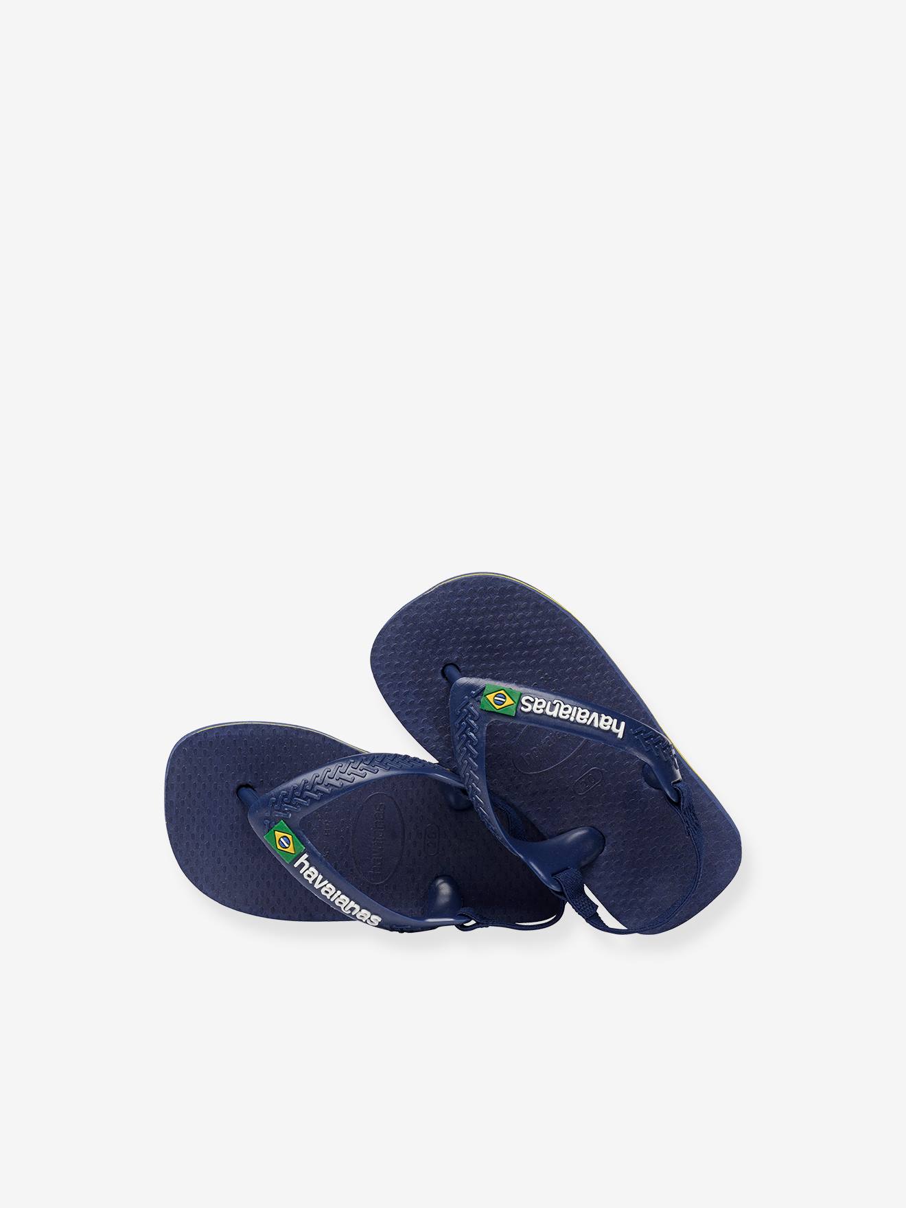 Tongs Baby Brasil Logo II HAVAIANAS marine