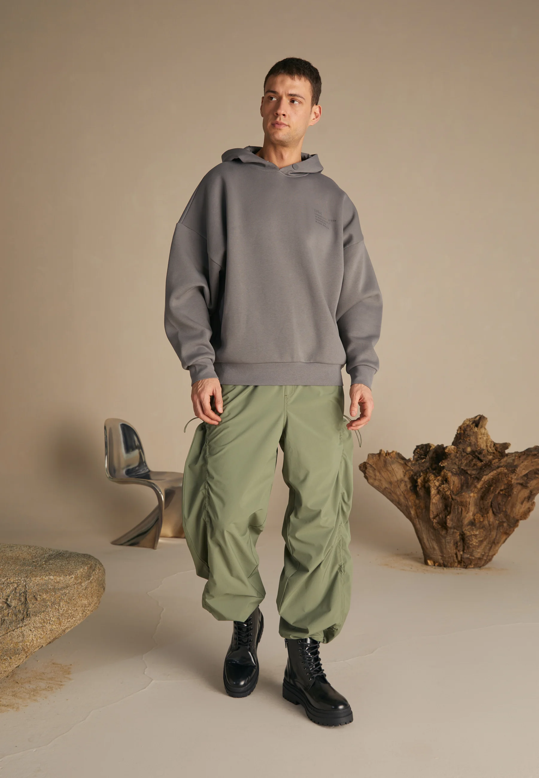 Sudadera con capucha extragrande Zign Studio