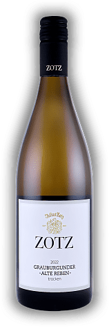 Julius Zotz, Grauer Burgunder Alte Reben, Qualitätswein, trocken, 2022, Baden  Julius Zotz, Grauer Burgunder Alte Reben, Qualitätswein, trocken, 2022, Baden  Dieser elegante Grauburgunder ist ein vielseitiger Essensbegleiter. Jahrgang 2022 - 0,75	 Li