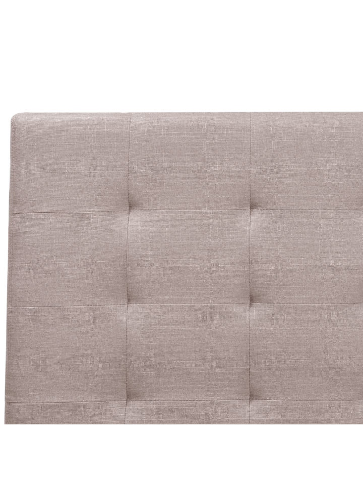 Beliani Doppelbett LA ROCHELLE in Grau/Schwarz - (W) 193 x (H) 109 x (L) 213 cm günstig kaufen onesize