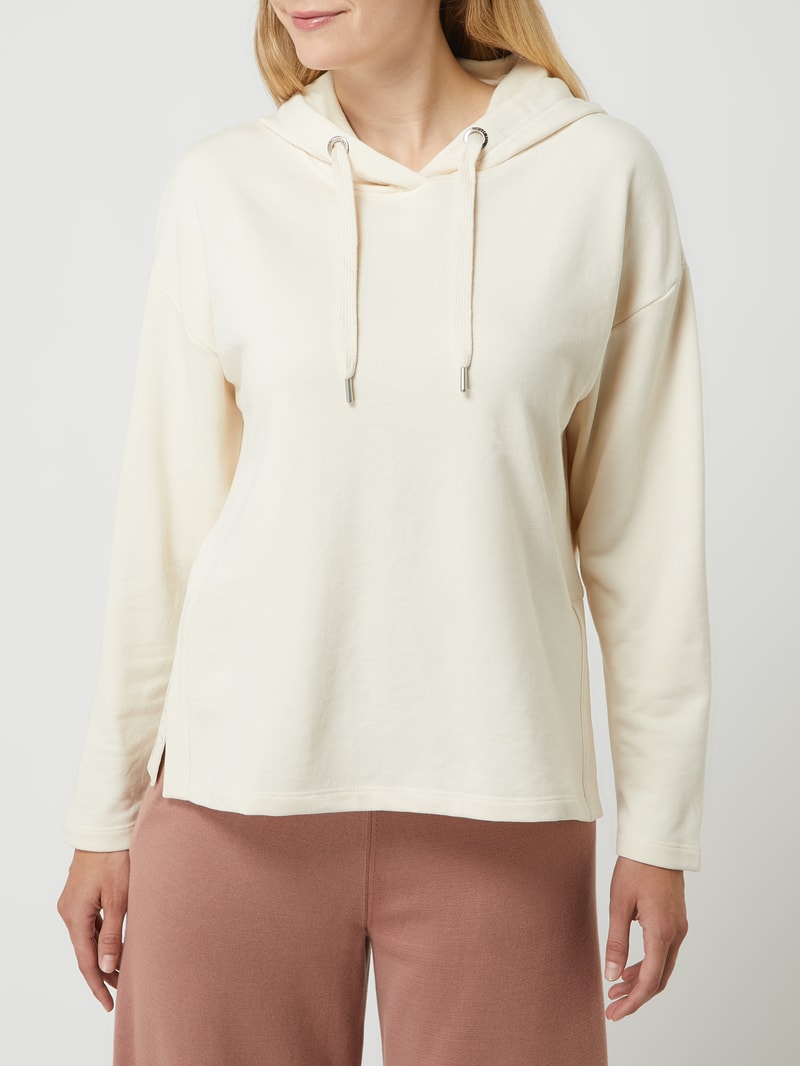 Hoodie mit Logo-Details in sand