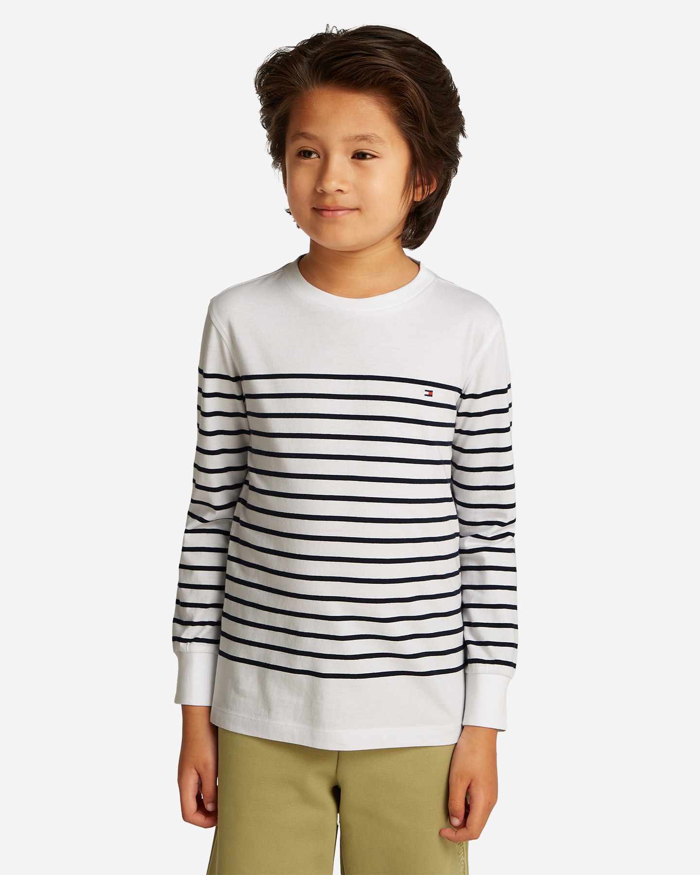 Koszulka Tommy Hilfiger Striped Jr KS0KS00540-0A5