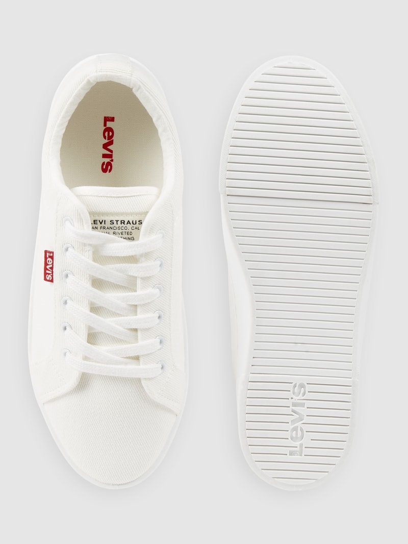 Plateau-Sneaker aus Canvas Modell 'Tijuana' in weiß