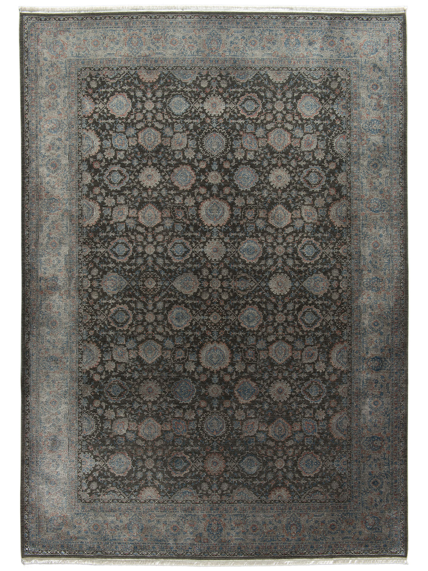 Valdiva Vintage-Teppich, Silver-Blue