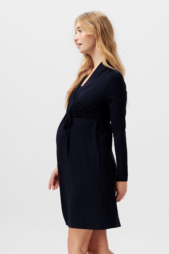 Jerseykleid mit V-Ausschnitt und Stillfunktion
