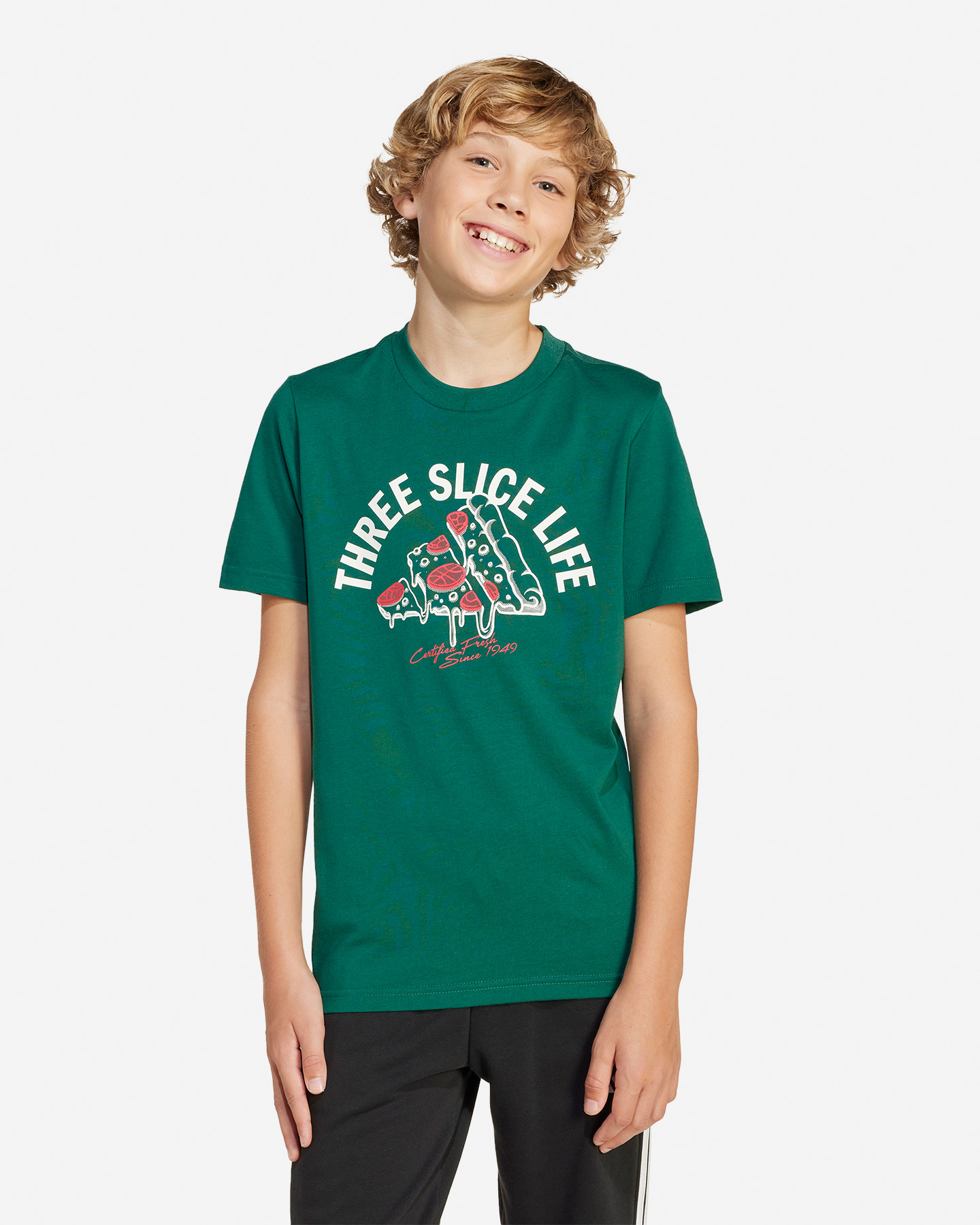 T-shirt Adidas Pizza Logo Jr JI6676