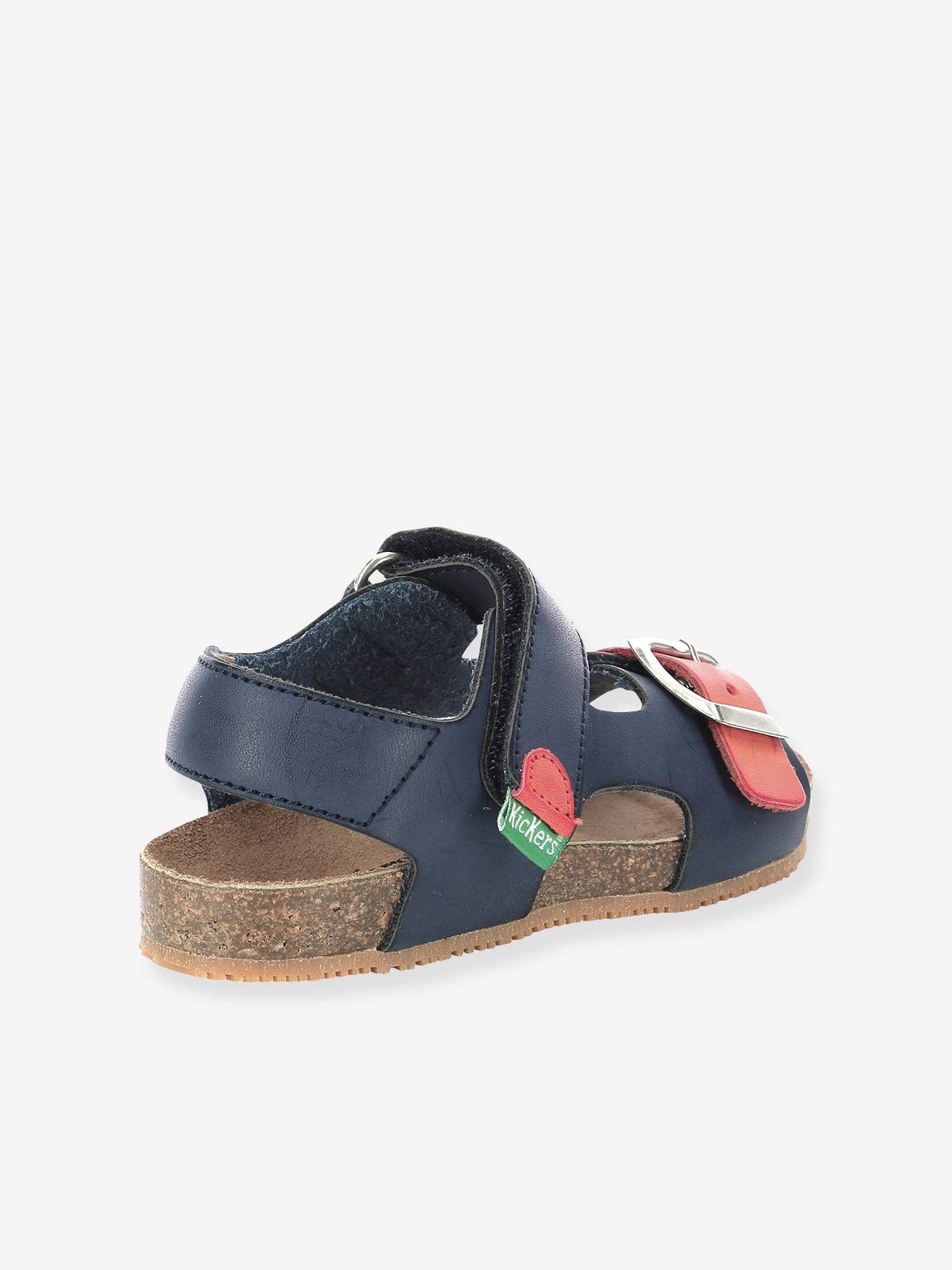 Kickers Jungen Sandalen FUXIO FUXI KICKERS - marine/koralle