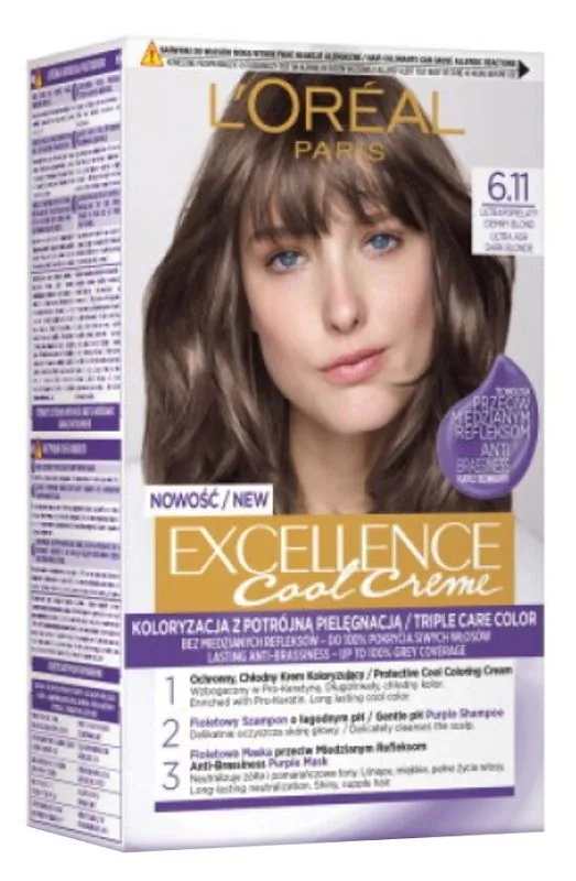 L'Oréal Excellence Cool Creme farba za kosu 6.11