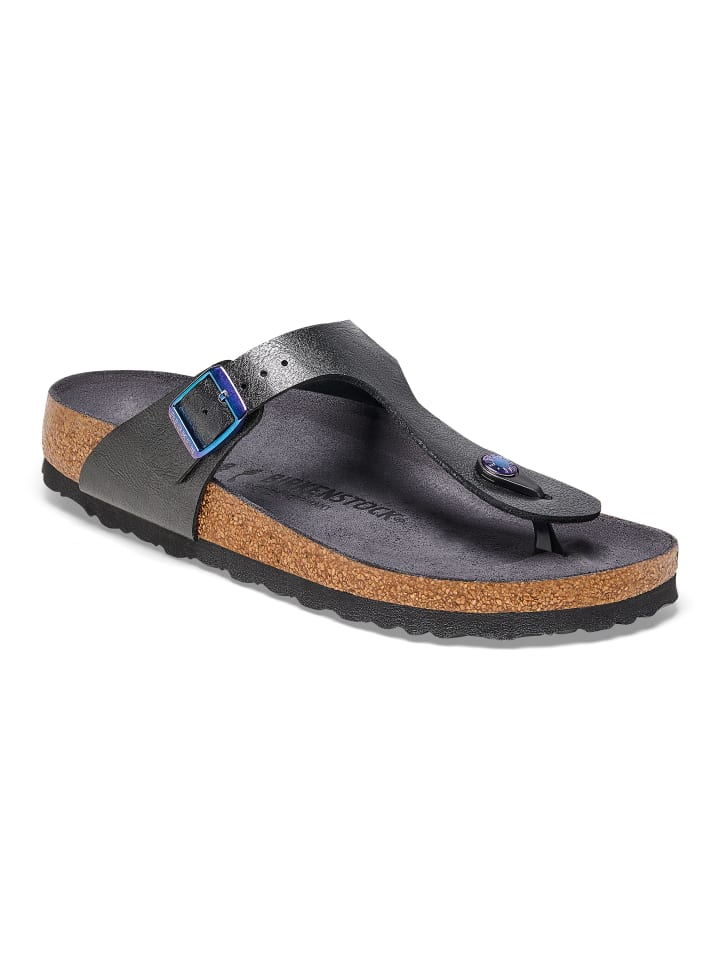 Birkenstock Zehentrenner Gizeh Birko-Flor in Graceful licorice günstig kaufen