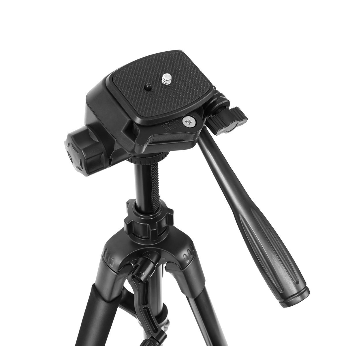 7Magic Neues Kamera Handy Stativ, 168cm Aluminium Leichte Dreibeinstativ Dreibeinstativ (Tragbares Smartphone Stativ Fotostativ)