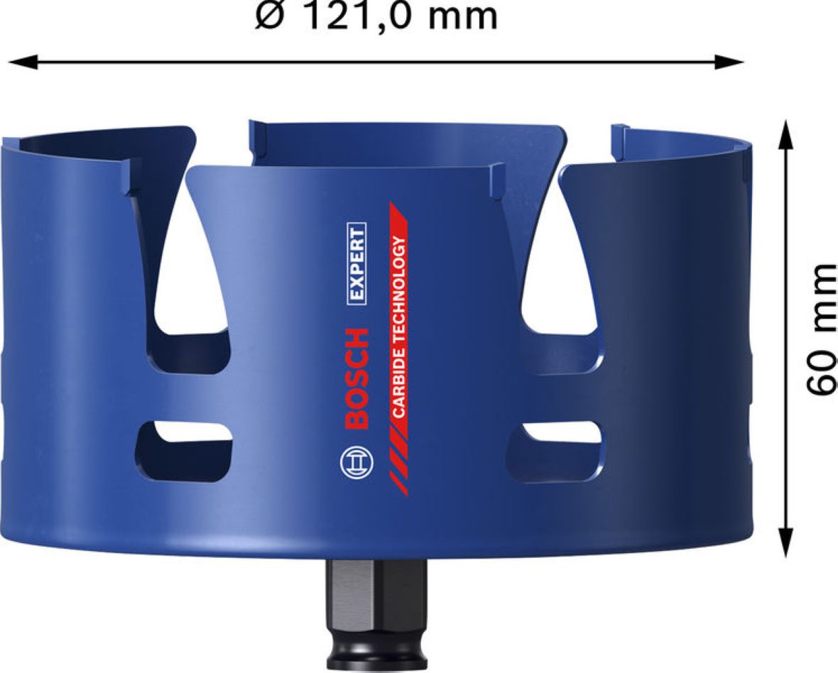 Bosch plavi pribor 2608901945 EXPERT Power-Change pila za rupe 121 mm