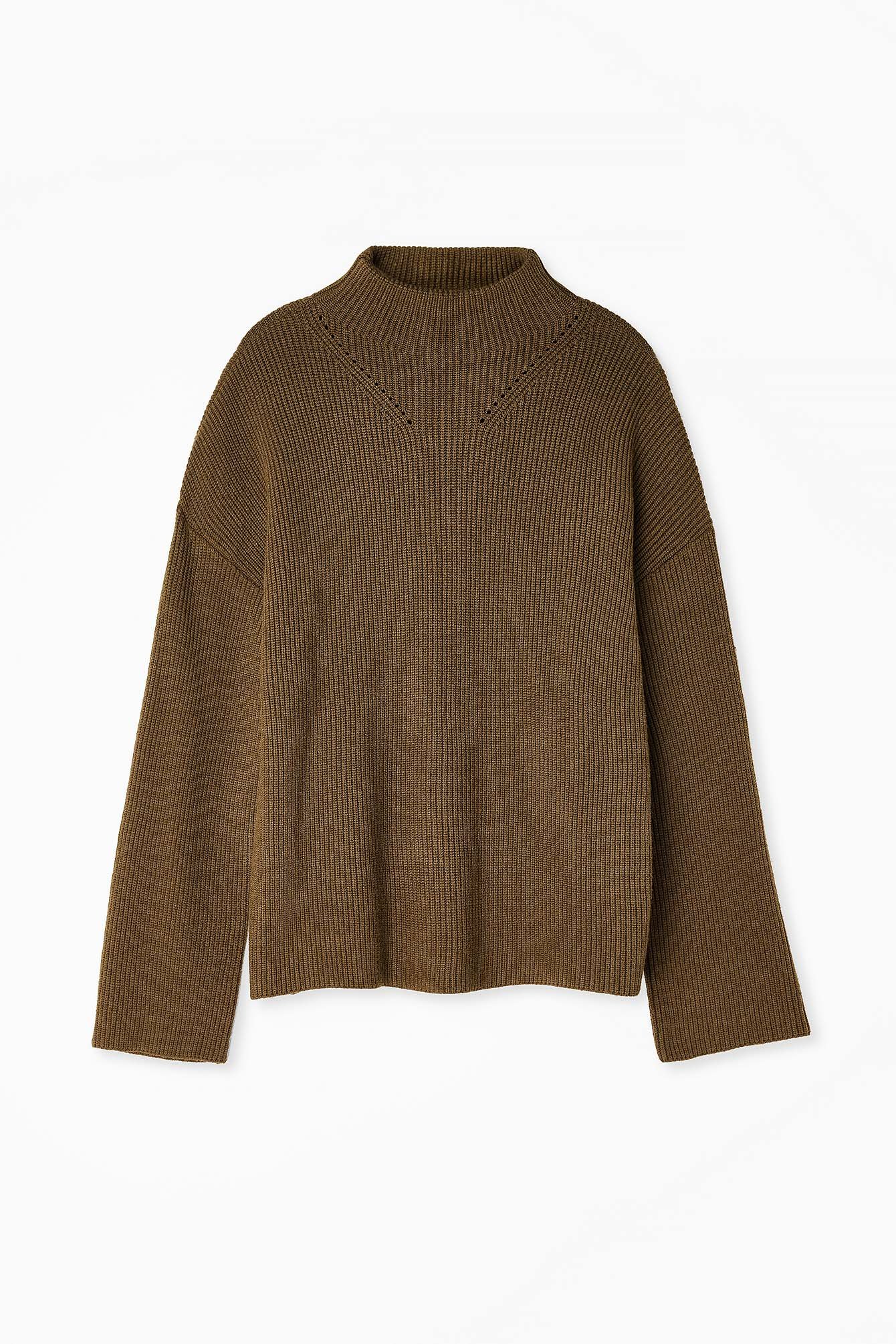 Rollkragenpullover gestrickt