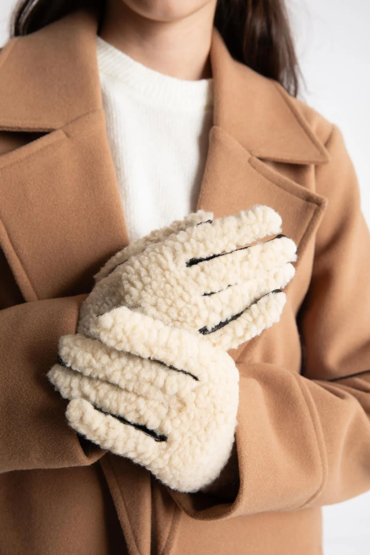 DeFacto  Handschuhe - Beige - Unifarben