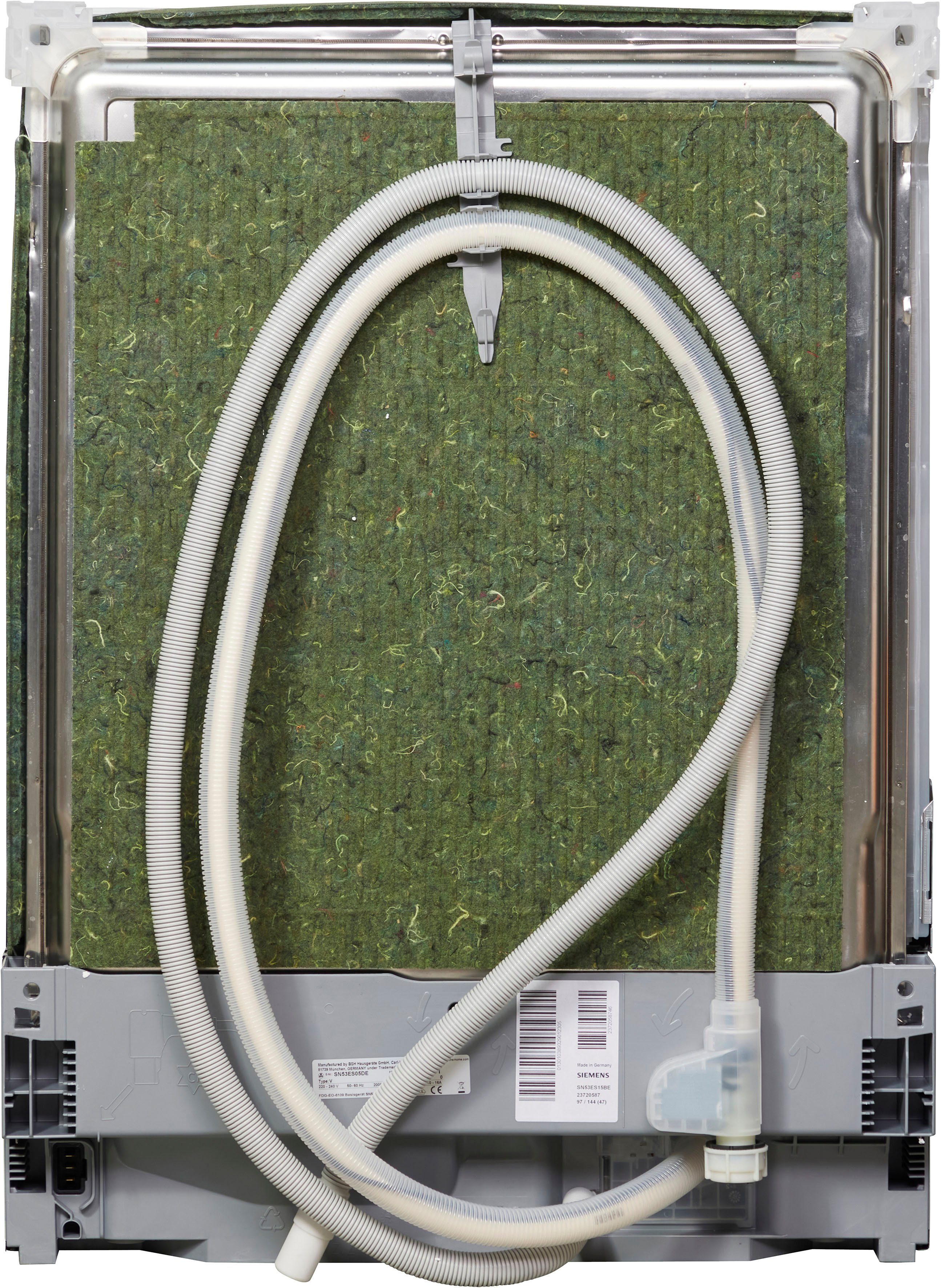SIEMENS teilintegrierbarer Geschirrspüler iQ300, SN53ES05DE, 13 Maßgedecke, 4 Jahre Garantie inklusive