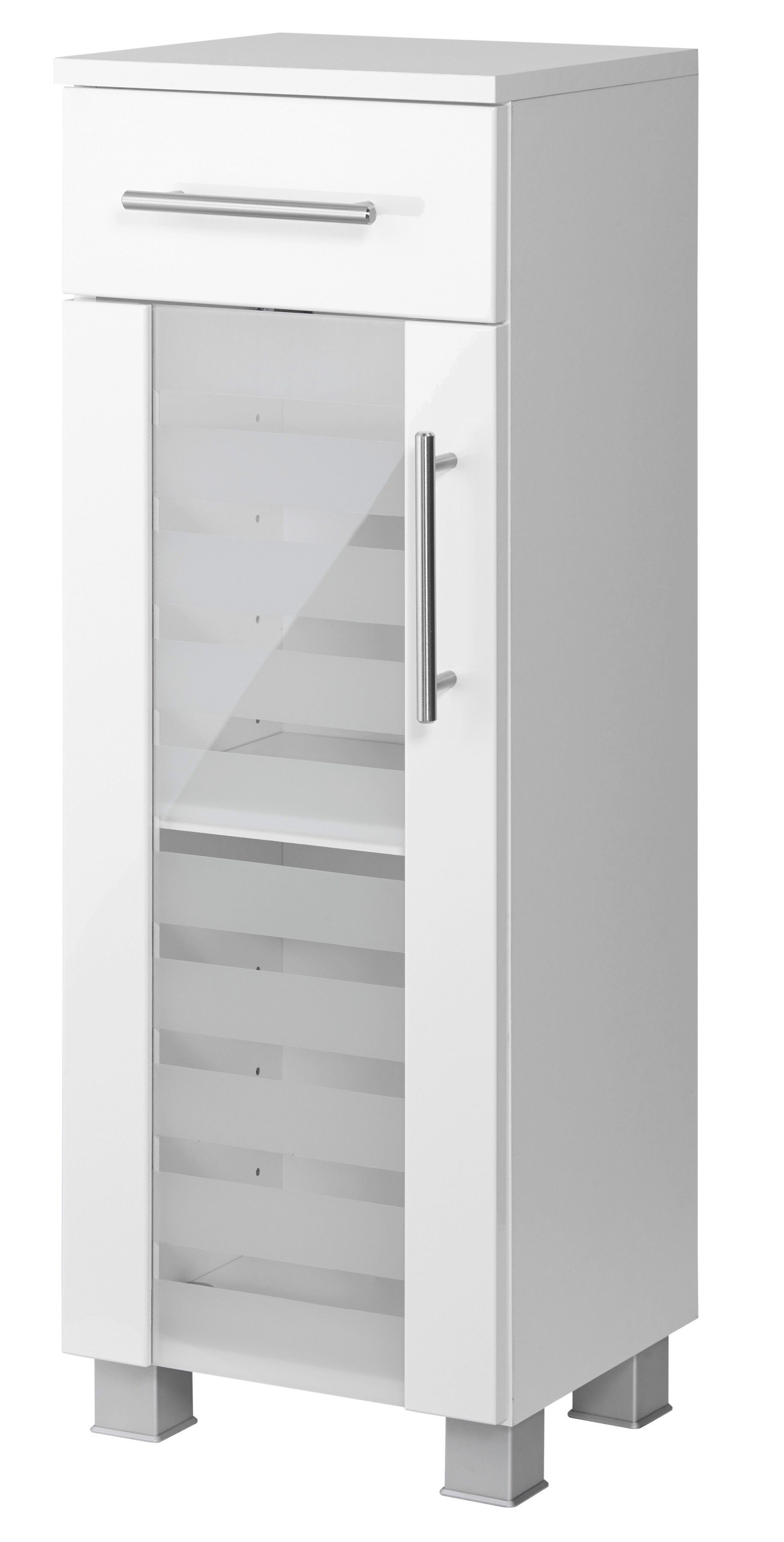 HELD MÖBEL Badmöbel-Set Jaca, (4-St), Badmöbel-Set mit hochglanz Fronten