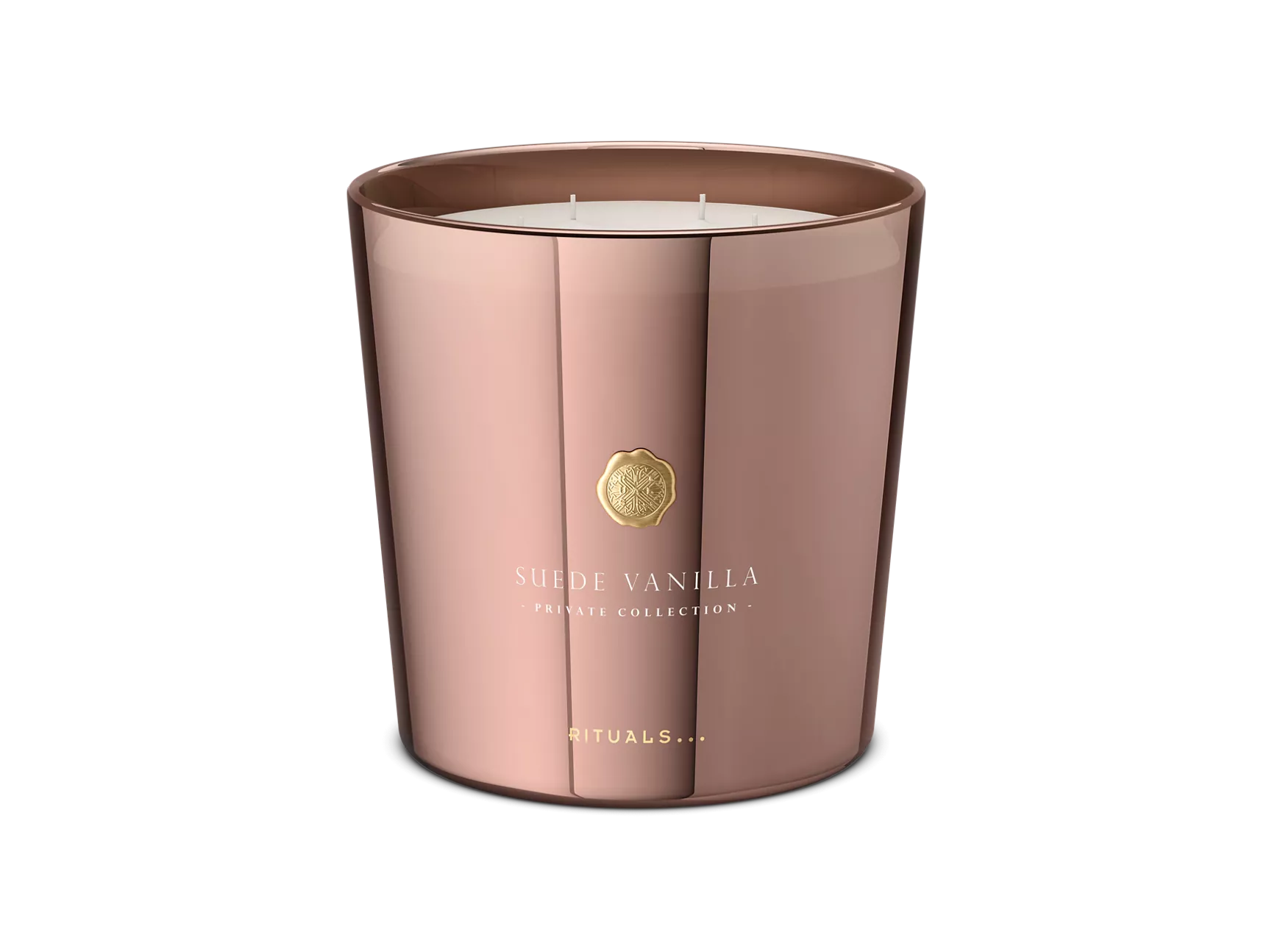 Bougie parfumée à la vanille en daim XL de la collection privée, 2500 g