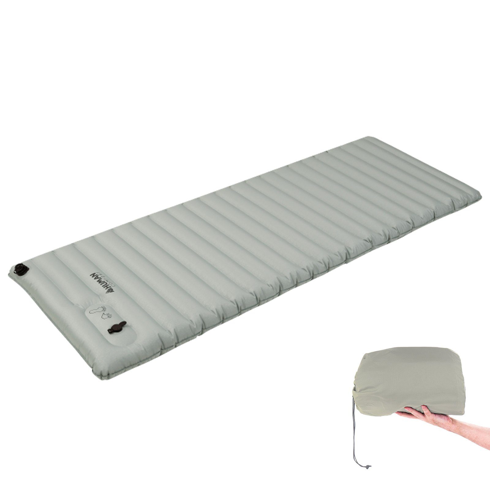 Human Comfort Luftbett Luftbett Durtal Single Isomatte, Camping Luftmatratze Pumpe 10 cm