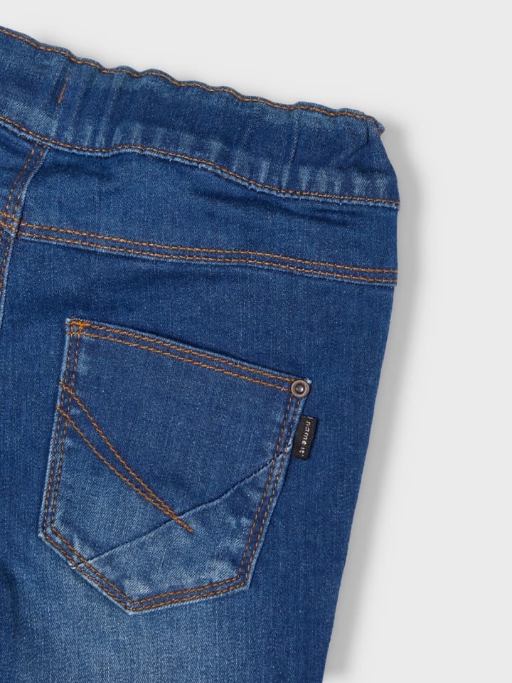 name it Skinny Fit Jeans für Mädchen in Medium Blue Denim günstig kaufen