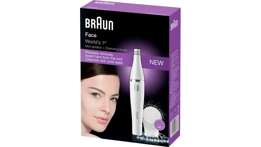 BRAUN Gesichtsreinigungsbürste & -epilierer Face 810