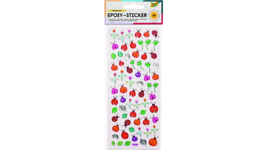 folia Epoxy-Sticker GOOD LUCK