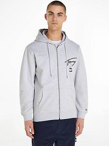 TOMMY-JEANS Herren Sweatjacke mit Kapuze TJM SPRAY PAINT
