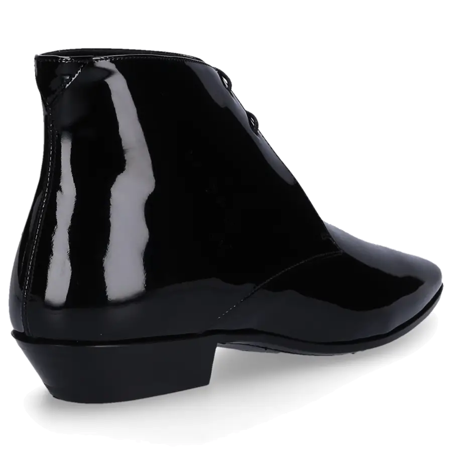 Saint Laurent - Stiefeletten JONAS 25 Lackleder - schwarz