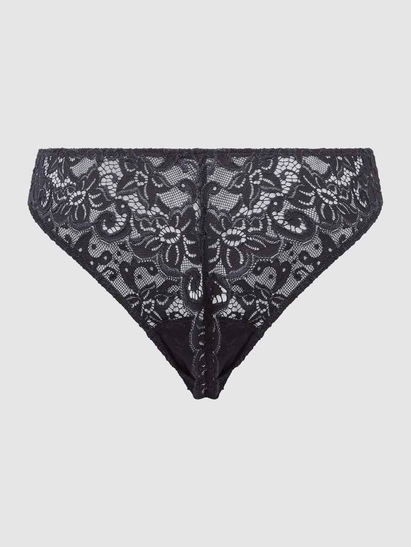String aus Spitze Modell Moments in schwarz