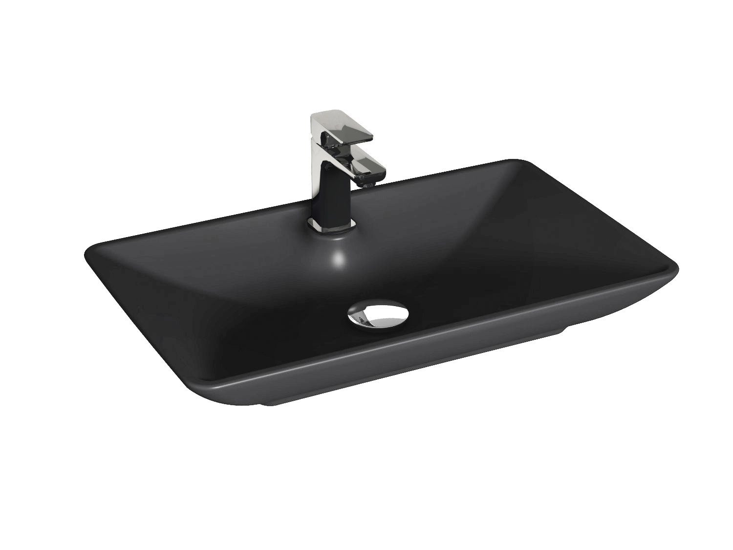 Aqua Bagno Aufsatzwaschbecken Aqua Bagno Design Keramik Aufsatz Waschschale (Packung)