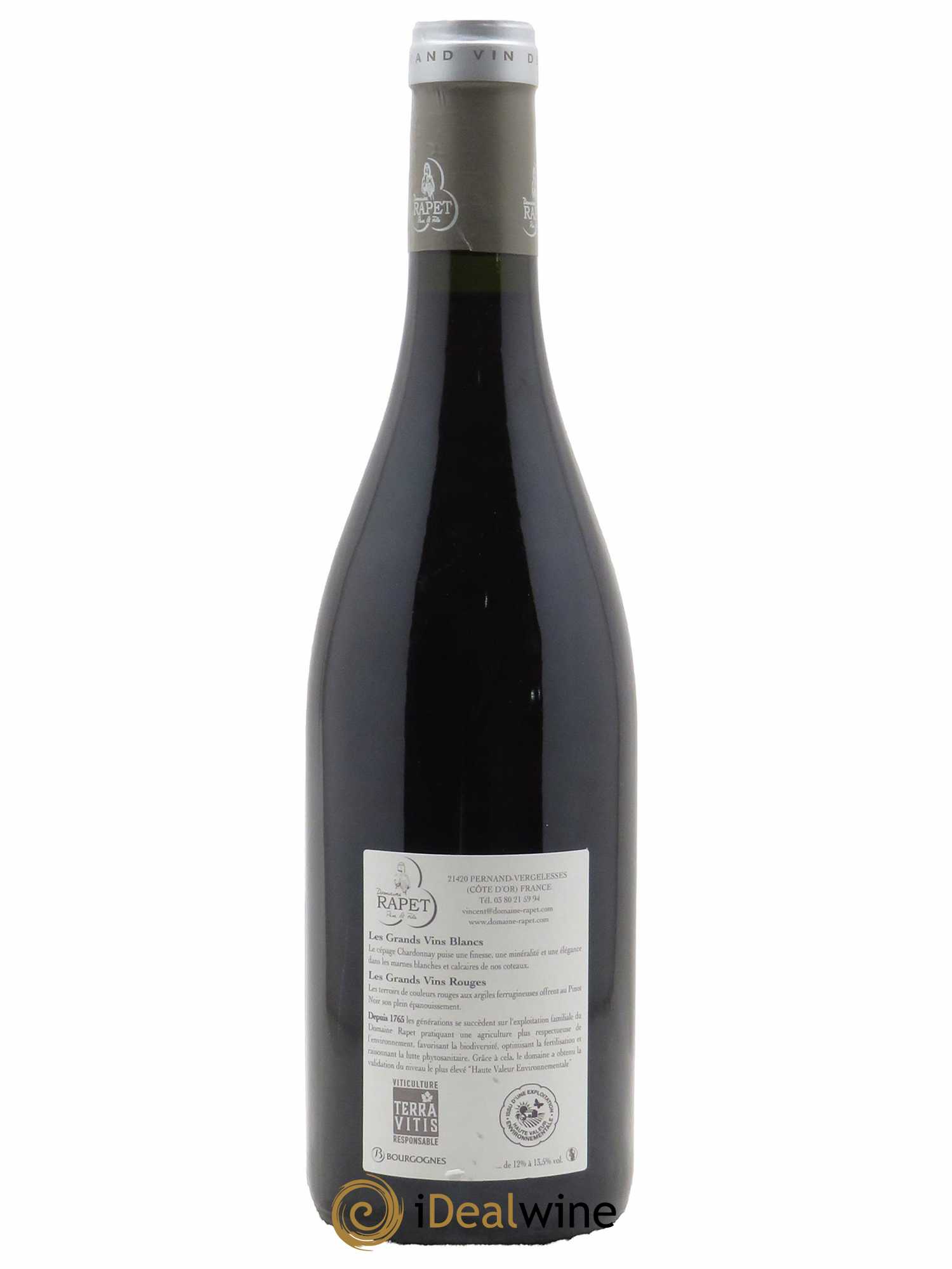 Pernand-Vergelesses 1er Cru Les Vergelesses Rapet Père & Fils  2021 - Lot de 1 Bouteille