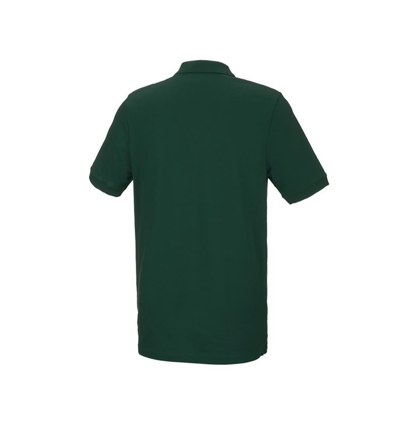 e.s. Piqué-Polo cotton stretch, long fit