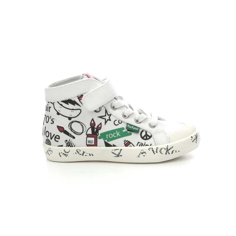 Sneakers hautes toile Godup