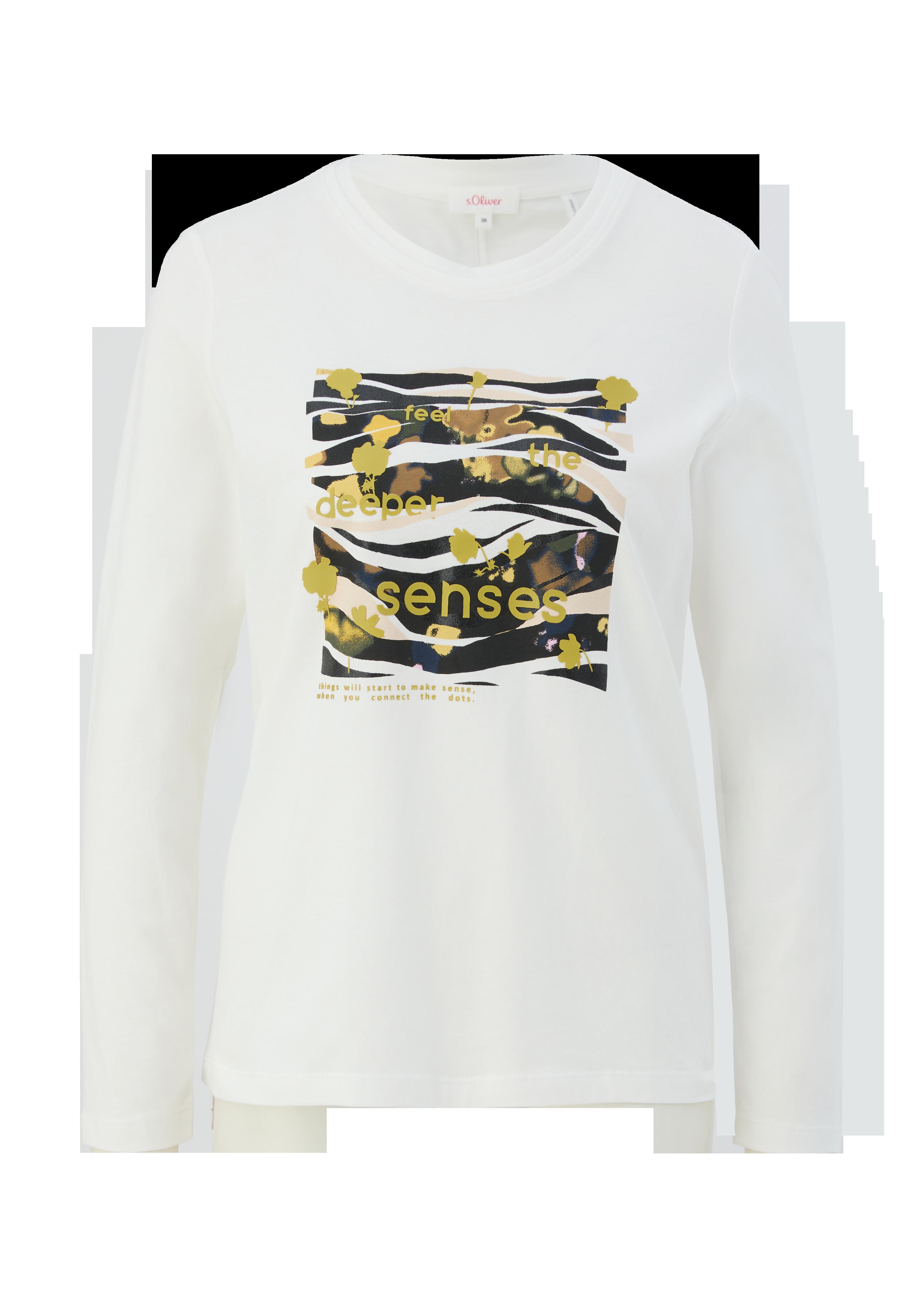 Print-Longsleeve mit 3/4-Ärmeln  2122515-02D1
