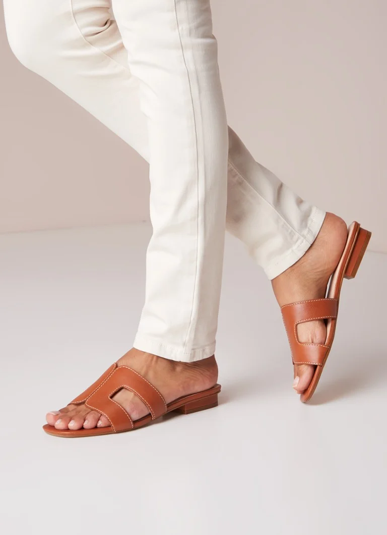 Papuci din piele Dune London Loupe